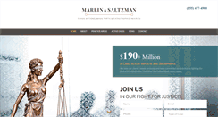 Desktop Screenshot of marlinsaltzman.com